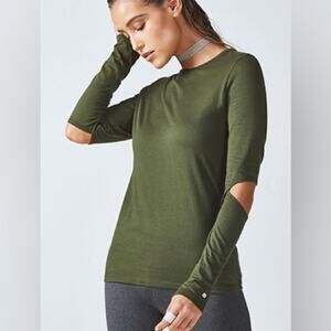 Fabletics Alexa Long Sleeve Top with Elbow Cutouts